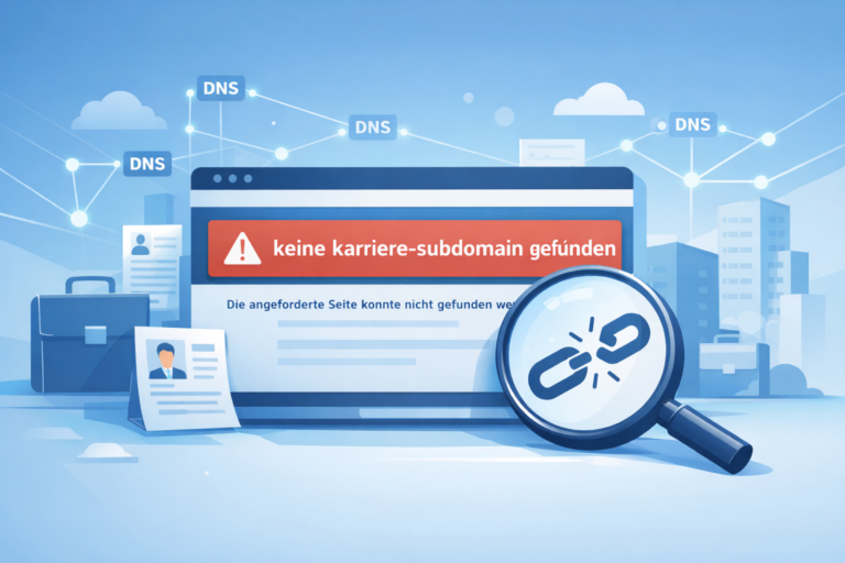 keine karriere-subdomain gefunden